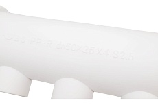 Коллектор Blue Ocean полипропиленовый 4 отвода - 50х25х4 PPRF/FCETA(W) -50х25х4