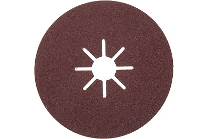 Круг шлифовальный фибровый Flex 243-010 (5 шт; 125 мм; P80; 12000 об/мин; 80 м/с) Hammer 526839