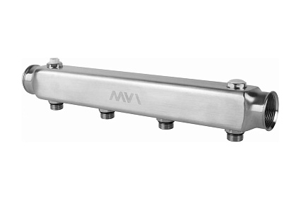 Коллектор MVI из нержавеющей стали, м\ц 100мм, 1 1/4"x1/2", 4 выхода (пара) ML.404.07