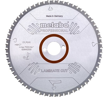 Диск пильный LaminateCutProf (254x30 мм; 66FZ/TZ) Metabo 628446000