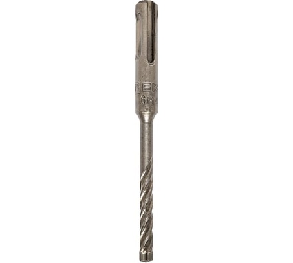 Бур по бетону Professional SDS-plus 6x110 мм, 4 резца EKF db-6-110-4x4-ue