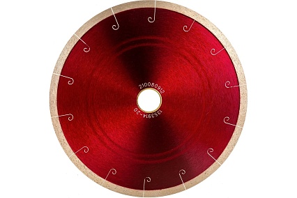 Диск алмазный сплошная кромка с микропазом G/L J-slot по граниту 200D-1.6T-7.5W-22.2/25.4 Messer 01-24-200