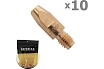 Токосъемный наконечник М8, E-Cu, 1.2 мм, L=30 мм, 10 шт Барсвелд BMD0005-12-10