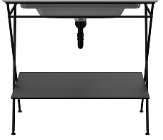 Металлическая консоль Kerama Marazzi Piano Next PIA.N.85\BLK 85 см черный матовый