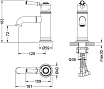 Смеситель для раковины Timo Arisa 5361/02F антик