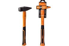 Слесарный молоток TDM 800 гр, кованый, с усиленной прорезиненной фибергласовой рукояткой Алмаз SQ1036-0115