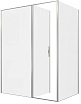 Душевой уголок Allen Brau Priority 160x100 3.31038.BA + 3.31047.BA, прозрачный, серебро браш