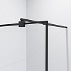 Душевая перегородка Niagara Eco NG-552-70BLACK 70x190 стекло с рисунком клетка, черный