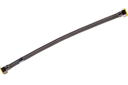Подводка для газа СТМ ГАЗ сильфонная, 3/4", гайка-гайка, 50 см CGHF3405