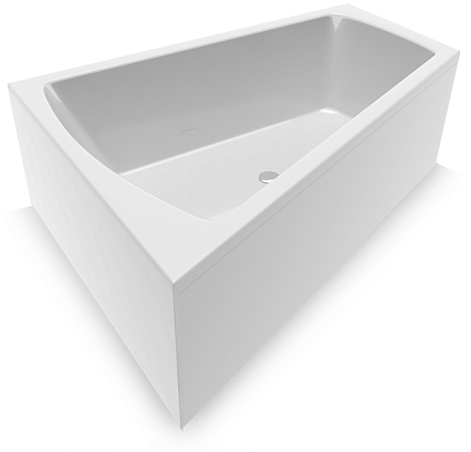 Акриловая ванна Vayer Trinity 170x130 L/R