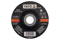 Диск зачистной по металлу, 115x6,0x22 Yato YT-6121