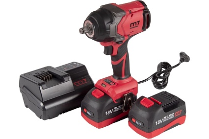 Гайковерт аккумуляторный ударный Mighty Seven 1/2", 1600 Нм, 18 В DW-406A