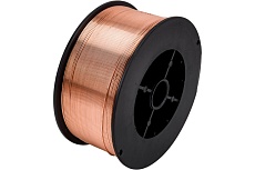 Проволока сварочная ER 70S-6 0.8 мм, омедненная, 1 кг Solaris WM-ER70S6-08010