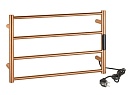 Полотенцесушитель электрический Bemeta 704154085 63W 560x370, медь матовая