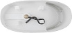 Ванна из искусственного камня Allen Brau Solid Stone Krion Neo 170x80 белый матовый 2.35001.21