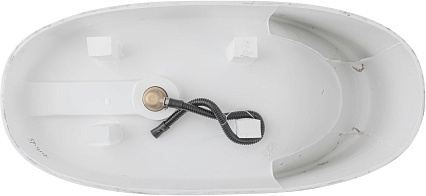 Ванна из искусственного камня Allen Brau Solid Stone Krion Neo 170x80 белый матовый 2.35001.21