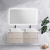 Мебель для ванной BelBagno Kraft 140 см со столешницей Rovere Galifax Bianco
