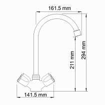 Смеситель для кухни WasserKRAFT Amper 2907