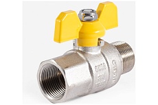 Шаровой кран для газа PROFACTOR PF GAS ручка бабочка, в/н 3/4 дюйма PF GBV 337