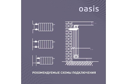 Алюминиевый радиатор Oasis ECO 500/80/4 4640039487067