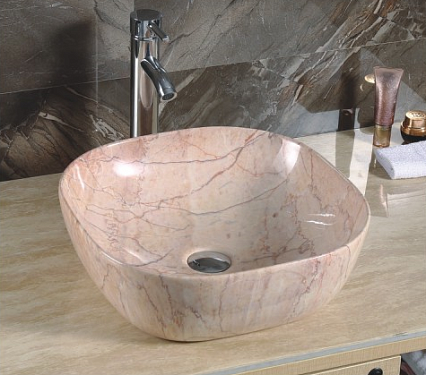 Раковина CeramaLux Stone Edition Mnc542 42.5 см розовый