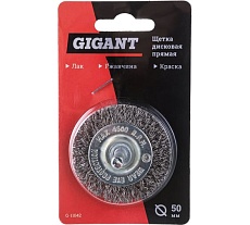 Щетка дисковая прямая 50 мм Gigant G-11042