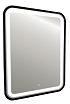 Зеркало Silver Mirrors Мальта 60x80 см с подсветкой, черный