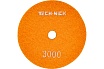 Круг алмазный гибкий шлифовальный АГШК WHITE NEW (100x2.5 мм; Р3000) TECH-NICK 128.120.6748