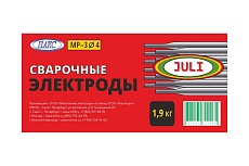 Электроды МР-3 4 мм, 1.9 кг ГОСТ 9466-75 JULI WELD 634
