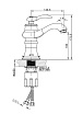 Смеситель для раковины Радомир Чайник 1-27-4-0-0-602 бронза
