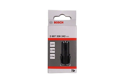 Аккумулятор стержневой (3.6 В; 1.3 А*ч; Li-Ion) Bosch 2607336242