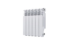 Радиатор Radena алюминиевый высота 500мм, глубина 100мм, 6 секций 008010226