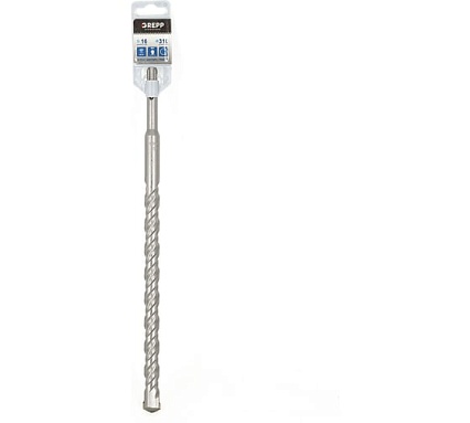Бур SDS-plus 16х310 мм, 2 -хгранный наконечник с твердосплавной напайкой YG8C GREPP 207-16310 103-16310