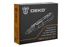 Аккумуляторный гравер Deko DKRT3.6-Li SET 3.6 В, в кейсе 063-1400