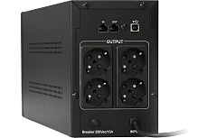 Источник бесперебойного питания Exegate SpecialPro UNB-1200.LED.AVR.EURO.RJ.USB &lt;1200VA/750W,LED, AVR,4 евро, RJ45/11,USB,Black&gt; 285490
