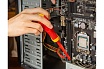 Диэлектрическая крестовая отвертка Deli dl516100 ph2x100мм (сертификат vde до 1000в, магнитный наконечник, сталь cr-v, рукоять pp+tpr) 110592