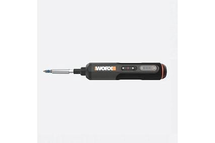 Аккумуляторная отвертка Worx 4В, 5Нм, 1,5Ач, набор оснастки WX240