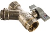 Шаровый кран СТМ СТАНДАРТ 1/2" ,с фильтром, бабочка CWFFFB12