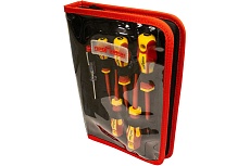 Набор отверток диэлектрических Промлайн slim до 1000 В 6 предметов, в кофре ПЛ02211059_z024