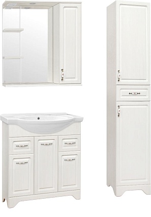 Зеркальный шкаф Style Line Олеандр-2 75 см
