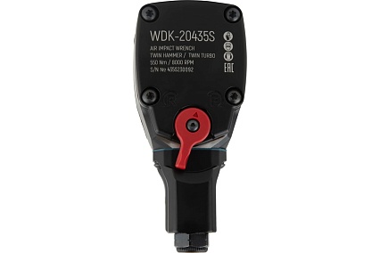 Пневматический ударный гайковерт Wiederkraft TWIN TURBO компактный 1/2, 550 Нм WDK-20435S