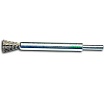 Щетка концевая гофрированная Lessmann Д12x120, ROF 0.30 мм, хвостовик 6 мм удлинённая 458361