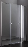 Душевая дверь Cezares ELENA-W-B-13-30+60/40-P-Cr-R 130x195, рифленая, R