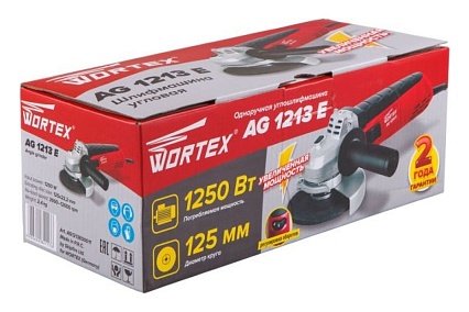 Одноручная углошлифмашина Wortex AG 1213 E AG1213E00011