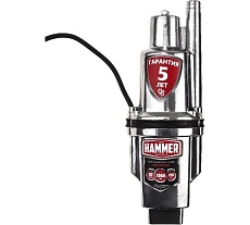 Вибрационный насос Hammer кабель 25 м, верхний забор воды NAP250UC(25)