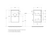 Тумба с раковиной BelBagno Uno-Mini 40 см Темно-серый матовый
