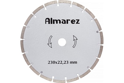 Диск отрезной алмазный Бетон (230х22.23 мм) Almarez 300230