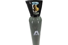 Баллон стальной бесшовный 10 л, 200 атм, серый Газ За Час 1010