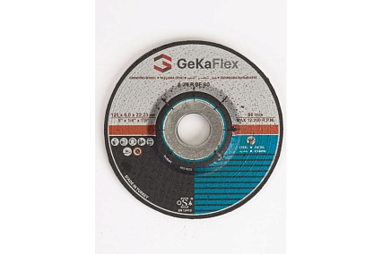 Диск шлифовальный 125x6х22 мм, 100 шт Flex Geka 100125622