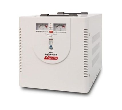 Стабилизатор напряжения Powerman 1ф 8 кВА AVS 8000 M 1192180